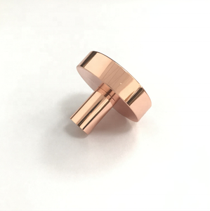 Kleiner Moderner Langlebiger Aluminium-Schrankgriff Knopf in <span class=keywords><strong>Gold</strong></span>-Rosé-Finish für Kleiderschrank Schublade Kommode Küche Bad Wohnzimmer - Product Image 4