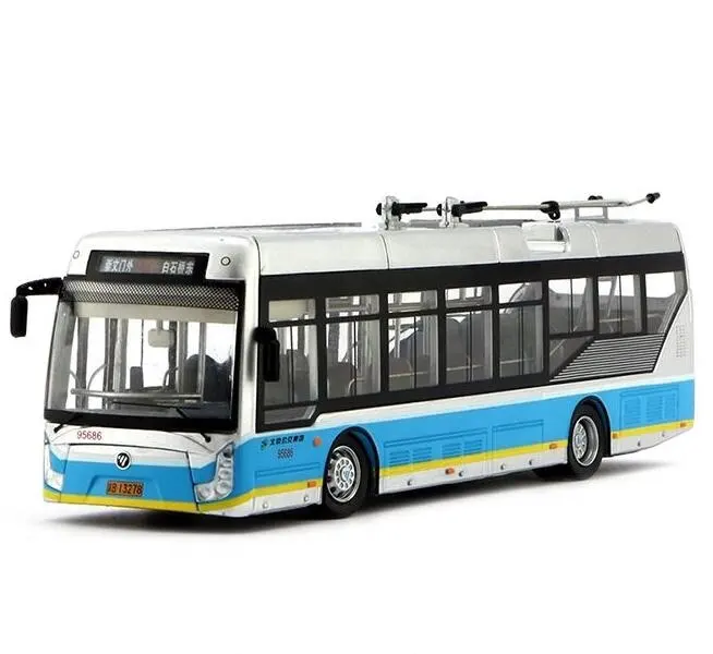 New Metal Diecast 176 Skala Mainan Model Bus Bus Wisata