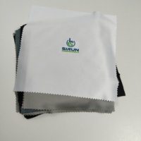 Fournisseur d'usine 90% Polyester + 10% Polyamide 180 g/m² Chiffon de nettoyage pour lunettes Chiffon en microfibre Logo personnalisé