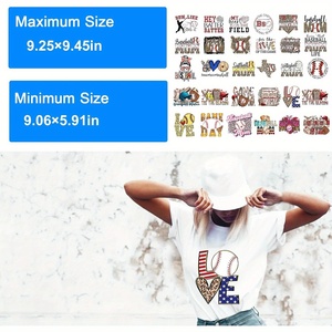 Accessoires vestimentaires : Étiquettes en caoutchouc PET vinyle prêtes à presser, colorées, motifs Maman et Garçon, décalcomanies thermocollantes en gros pour patchs et autocollants de transfert thermique - Product Image 4