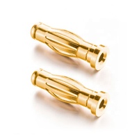 Connecteur banane mâle personnalisé, connecteur M3 avec filetage à écrou hexagonale, 10 pièces de 3mm 4mm