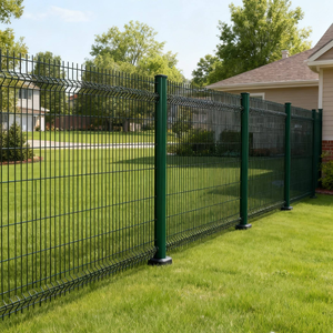 PVC Coated Security 3D Welded <b>Wire</b> Fence for <b>Garden</b> Yard - Product Image 5