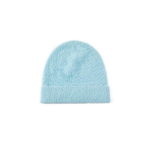 Fabbricazione all'ingrosso Design personalizzazione cappello in maglia di lana Alpaca berretti di colore solido con ricamo Logo - Product Image 1