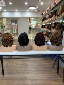 วิกผมแท้ 100% พรีเมียม พร้อมเชือกผูก 5x5 แบบไม่ต้องใช้กาว ความยาว 14 นิ้ว สีสปริง รีมี่ - Product Image 6