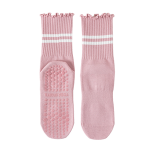 Calzini da Yoga Pilates e Trampolino in Cotone Traspirante Antiscivolo con Balza Personalizzati di Fabbrica Vendita Calda - Product Image 6