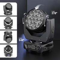 Nouvelle lampe de scène à tête mobile RGBW 19x10W en alliage d'aluminium, contrôle DMX512, pour DJ, discothèque, KTV, bar, théâtre, éclairage de scène LED 19x10W