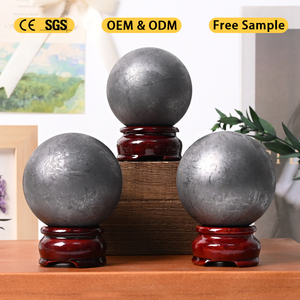 Wholesale Bulk Hand Polished Schungite Sphere <b>Ball</b> <b>Crystal</b> Healing Stone Sphere for Home Decorative - Product Image 1