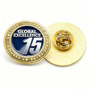 Broches Personalizados con Logotipo <span class=keywords><strong>de</strong></span> Fábrica, Broche <span class=keywords><strong>de</strong></span> Metal <span class=keywords><strong>de</strong></span> Aleación <span class=keywords><strong>de</strong></span> Hierro y Zinc, Pin Redondo 2D 3D para Sombrero, Cuello, <span class=keywords><strong>Ropa</strong></span>, Pin <span class=keywords><strong>de</strong></span> Solapa Personalizado con Esmalte - Product Image 1