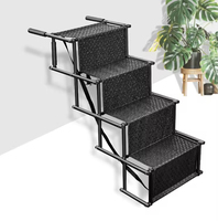 Vente en gros d'accessoires pour animaux de compagnie pour l'extérieur, échelle d'escalade pour chiens et chats, rampe pliable, escalier pour animaux de compagnie
