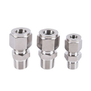 SANG-A עלות נמוכה נירוסטה bpt השקה חלקים פנאומטיים צינור משותף ישר עם שרוול נירוסטה - Product Image 4