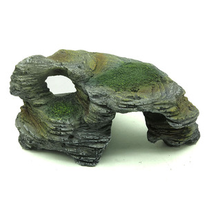 Decorazione Casa in Stile Art Deco, Accessori per Terrario, Nascondiglio in Resina per Tartarughe, Decorazione Habitat per Gechi e Lucertole Leopardine - Product Image 3