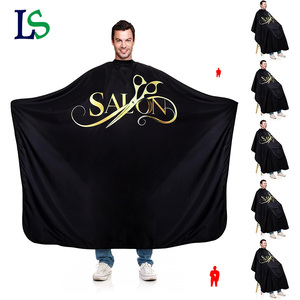 Mantella Impermeabile per Taglio Capelli, Grembiule da Parrucchiere Personalizzato, Asciugamani Bagnati per Barbiere, Gown per Uomo - Product Image 1
