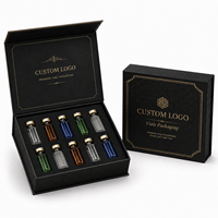 Boîte en carton magnétique personnalisée avec plateau en EVA pour le stockage de flacons, boîte en carton à couvercle rabattable en vrac