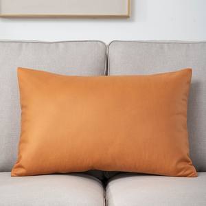 หมอนอิงทรงสี่เหลี่ยมผืนผ้าสีพื้นสไตล์นอร์ดิกสำหรับโซฟา พนักพิงหลัง รองรับเอว ผ้าเทคโนโลยีซักได้ - Product Image 2