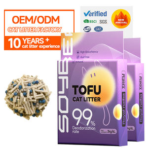 Litière pour chat sans poussière, agglomérante, légère, 6L 7L, tofu Kedi Kumu, biodégradable, contrôle des odeurs, litière pour chat mixte - Product Image 1