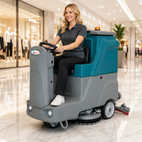 GS660 Nouvelle machine de nettoyage de sols industrielle commerciale, autotractée, électrique, pour extérieur, lustrage et séchage des sols