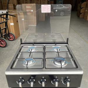 Bếp ga âm độc lập 4 lò đốt, kích thước 60*60*83cm, thân bằng thép không gỉ đen, lò nướng <span class=keywords><strong>gas</strong></span> LPG, chất lượng cao, chiều rộng 600mm - Product Image 5