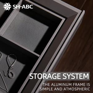 กล่องเก็บเครื่องประดับหนัง SH-ABC แบบลิ้นชักสำหรับตู้เสื้อผ้า ช่องใส่ของสำหรับต่างหู แหวน นาฬิกา และสร้อยคอ - Product Image 2