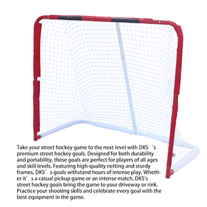 Portería de hockey sobre hielo de red de poliéster de tela Oxford de tubo de hierro de 32mm de alta calidad - Product Image 6