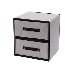Boîte de rangement pliable de style japonais en tissu lavable, anti-poussière et anti-humidité, de type tiroir, pour soutiens-gorge, pour l'exportation - Product Image 6