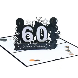 Cartes de remerciement personnalisées en papier pour <span class=keywords><strong>anniversaire</strong></span>, cartes 3D pop-up pour 18e <span class=keywords><strong>anniversaire</strong></span> avec enveloppe - Product Image 2
