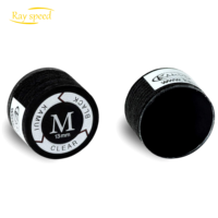 Rayspeed prêt à être expédié, embout de queue de billard Kamui noir de 14 mm avec embout transparent, accessoires pour queue de billard