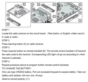 4020 TX03-868-4 4026 4031 Afstandsbediening Van De Garagedeur 868Mhz Rolcode Handheld Zender Aperto 4025 4021 Poort. Opeen. - Product Image 6