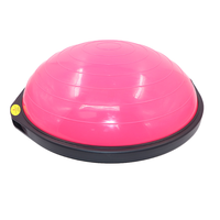 Pelota de equilibrio de Media bola para Yoga, entrenador de equilibrio de 25 pulgadas, superficie antideslizante para ejercicio de fuerza, fisioterapia y gimnasio