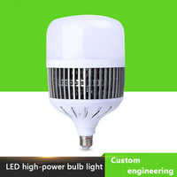 Haute Puissance En Aluminium E40 E27 30W 50W 80W 100W 150W 200W Led Ampoule pour Atelier Garage Usine Entrepôt