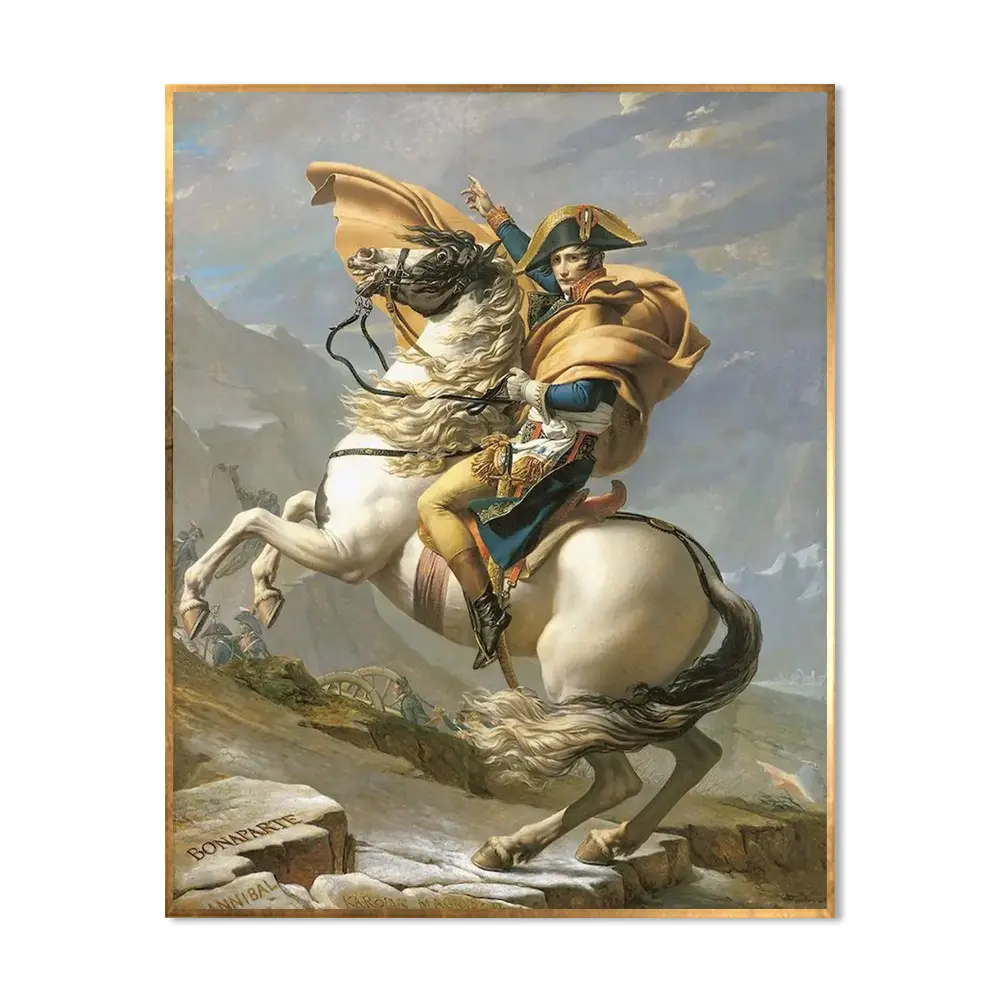 Best Price High Quality Hand-painted Napoleon Oil Painting on Canvas Oil Painting for Wall Decor Red Napoleon Portrait Picture