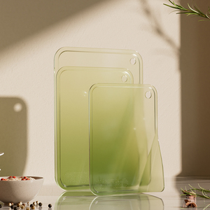 Ensemble de planches à découper antibactériennes dégradées, 3 tailles, en PP, antidérapantes, pour la viande, les fruits, les légumes, la cuisine à domicile - Product Image 6