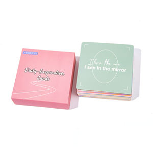 Tarjetas de Afirmación Personalizadas, Cubierta con Caja, Impresión Personalizada, Salud Mental Inspiradora, Atención Plena Positiva - Product Image 3
