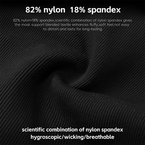 WEST BIKING 82% Nylon 18% Spandex Masque de cyclisme doux d'été Masque de sport respirant sans couture avec logo réfléchissant - Product Image 4