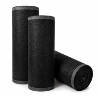 Filet d'ombrage noir en HDPE tricoté warp, résistant aux UV, en rouleau pour serres, pépinières et fermes maraîchères