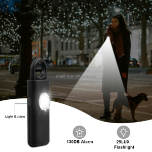 Dispositivos de protección 130dB sonido seguro LED linterna estroboscópica autodefensa llavero seguridad personal alarma de seguridad para mujeres y niñas - Product Image 4