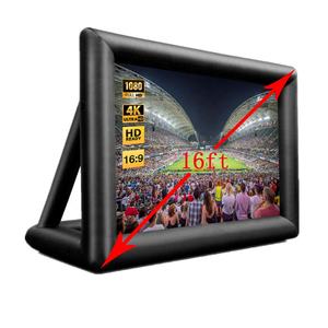 Pantalla de Proyección Inflable Portátil de 16 Pies para Cine al Aire Libre / Pantalla de Cine Inflable para Exteriores en Venta - Product Image 2