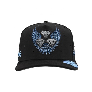 Gorra de Béisbol Ajustable de 5 Paneles con Logotipo 3D Complejo Personalizado OEM, Estilo Vintage Deportivo, Visera Ancha de Gamuza, Gorra Rude, para Hombre - Product Image 1