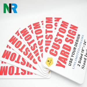NR Customize logo <b>Plastic</b> <b>Sheet</b> for Printing Yard Sign Roc Xie - Product Image 1