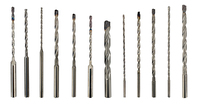 Forets en carbure monobloc à cannelures spirales pour CNC, avec canal de refroidissement intégré pour un travail des métaux efficace