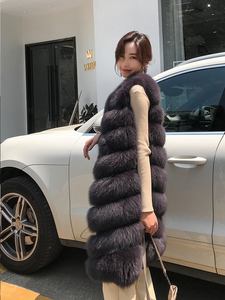 Best Quality Custom Plus Size Fur Vest <strong>Gilet</strong> Shaggy Fox Fur <strong>Gilet</strong> Girls Fashionable <strong>Lady</strong> Fur <strong>Gilet</strong> Woman - Product Image 3