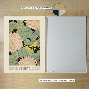 Vente en gros d'affiches en métal <span class=keywords><strong>botanique</strong></span> Décoration murale d'art pour la maison <span class=keywords><strong>Fleurs</strong></span> <span class=keywords><strong>et</strong></span> plantes variées Impression en étain Magnet Monté Poster en métal personnalisé - Product Image 4