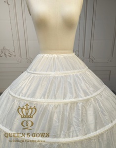 <span class=keywords><strong>Jupon</strong></span> de mariée QUEENS GOWN à taille ajustable, 6 cerceaux, pour robe de bal - Product Image 5
