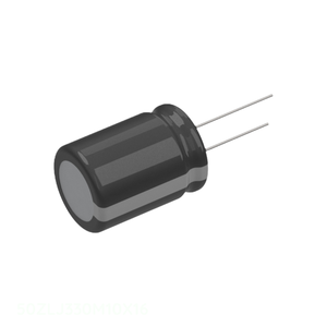 ตัวเก็บประจุแบบ Through Hole ยี่ห้อ Manufacturer Channel รุ่น 330 uF 50ZLJ330M10X16 ชนิด CAP ALUM ความจุ 330UF 20% 50V แบบ RADIAL TH - Product Image 1