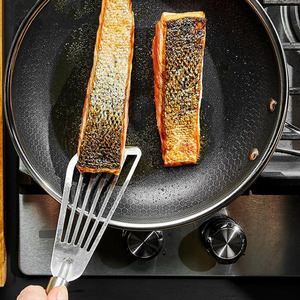 Juego de Utensilios de Cocina de Alta Calidad, Estilo Moderno, Tapas de Vidrio, Sartén de Acero Inoxidable Triple, Apto para Lavavajillas, Apto para Horno, Apto para Inducción - Product Image 3