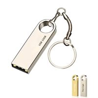 Clé USB portable avec interface micro USB, capacité réelle disponible de 8 Go/16 Go/32 Go/64 Go/128 Go, puce stable, design mignon, métal