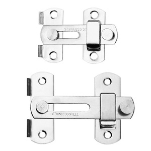 Loquet de porte en acier inoxydable Gubie, type F, sans perçage, moderne, simple, surface brossée - Product Image 5