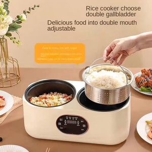 หม้อหุงข้าวไฟฟ้าแบบพกพา, หม้อไฟพกพาพร้อมที่นึ่งหม้อหุงข้าวซุปหม้อหุงข้าวไฟฟ้า - Product Image 2