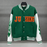Chaqueta de Béisbol de Algodón de Alta Calidad para Hombre, Estilo Hip Hop, Gruesa, Tallas Grandes, con Bordado Personalizado, Ropa Urbana