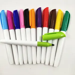 Custom Printed Multi Colouring Permanent Fabric Markers For School College