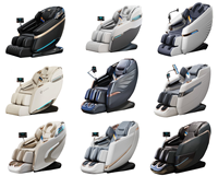 Amazon C113 fauteuil de massage électrique 4D zéro gravité masseuse à chaleur chauffante toucher humain portable en cuir PU Amazon